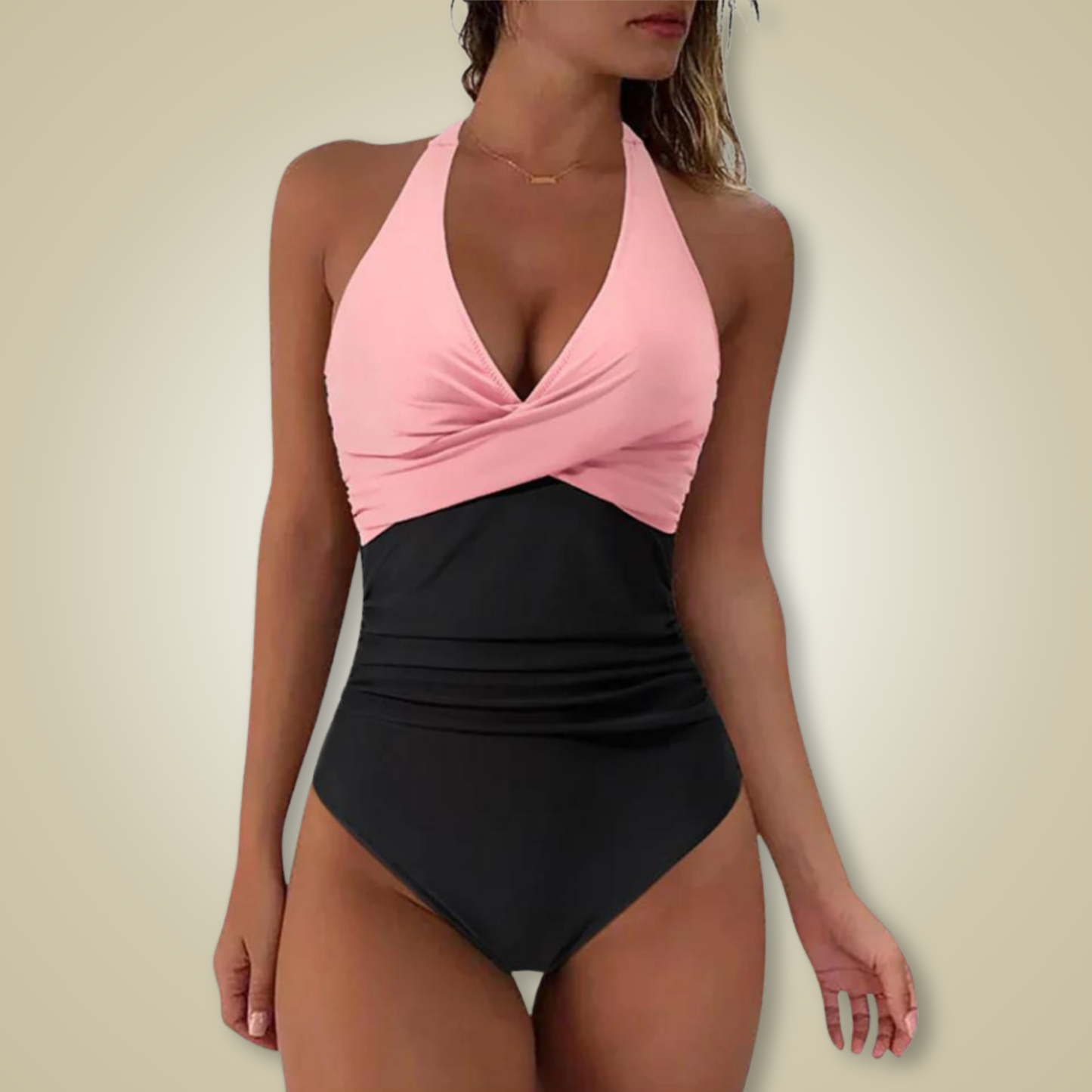 Léa - Bequemer Push Up-Badeanzug für Frauen