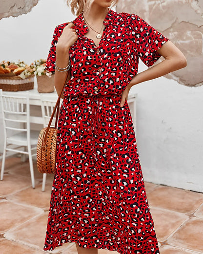 Layla - Buntes Kleid mit Druck