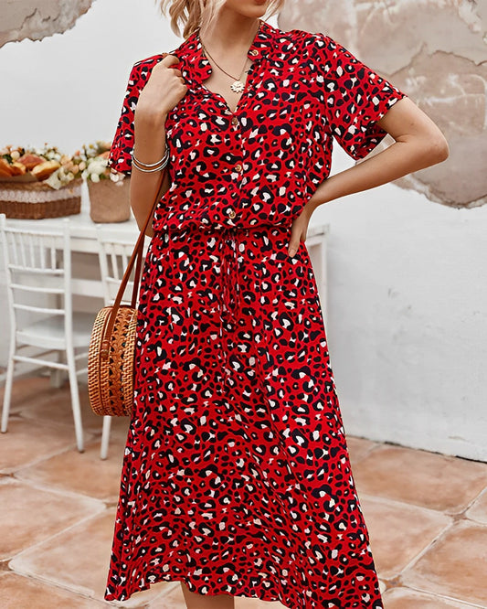 Layla - Buntes Kleid mit Druck