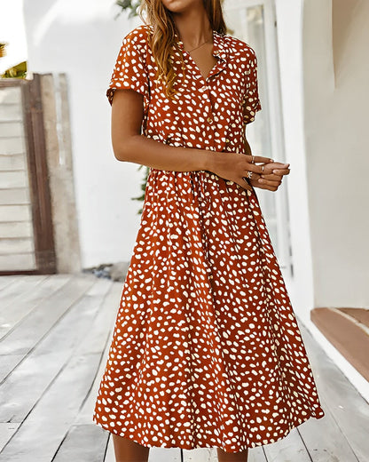 Layla - Buntes Kleid mit Druck