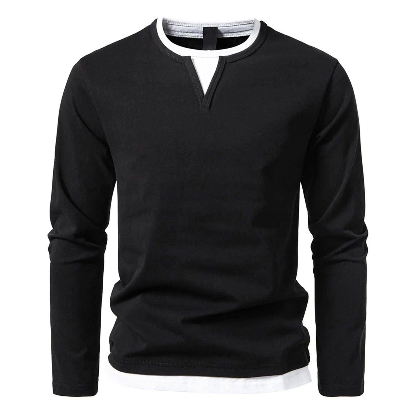 Vigorous™ | Henley mit langen Ärmeln