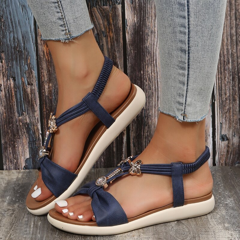 Camille® | Flache Sandalen im Bohème-Stil