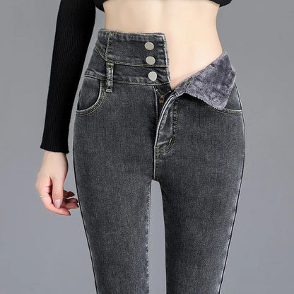 Thermo Stretch Jeans für Frauen