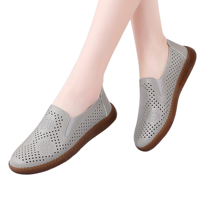 Damen Schuhe Echtes Leder Flats