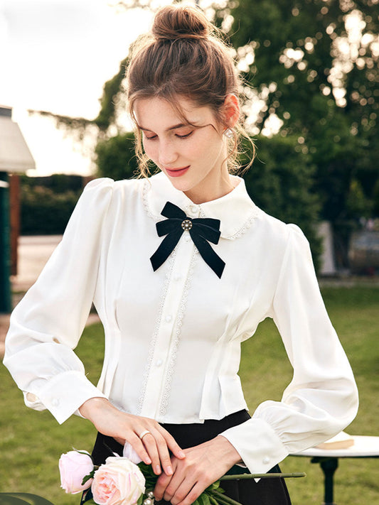 Fiorina Bluse | Bluse mit Puffärmeln im Vintage-Stil