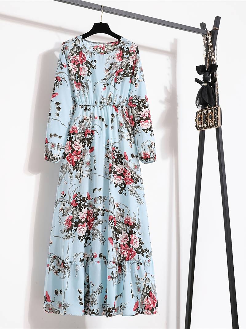 Abella - Bohème-Maxikleid mit Blumendruck