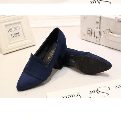 Lässige Schnalle Lackleder Medium Heels