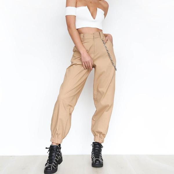 Monica - Haremshose mit hoher Taille und Kettengürtel