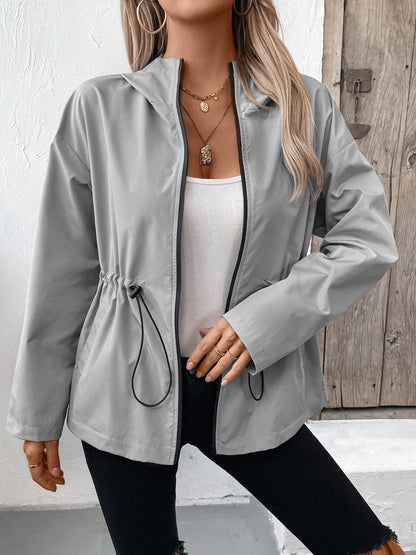 Harper - Kapuzenjacke mit Kordelzug und Reißverschluss für Frauen