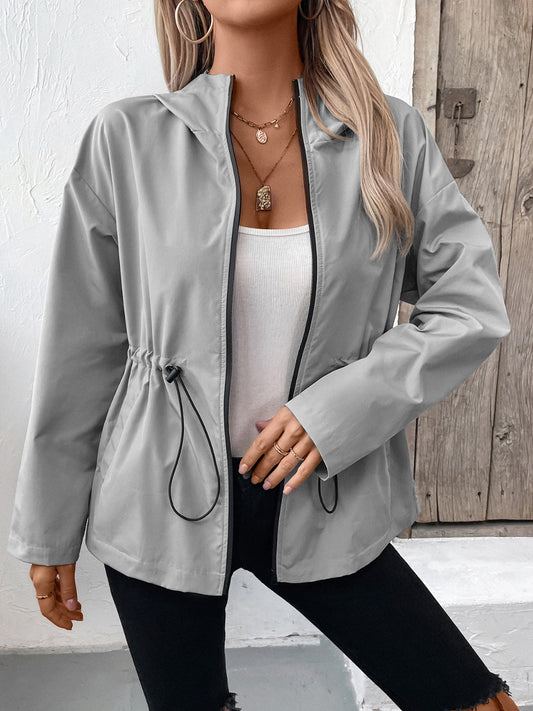 Harper - Kapuzenjacke mit Kordelzug und Reißverschluss für Frauen