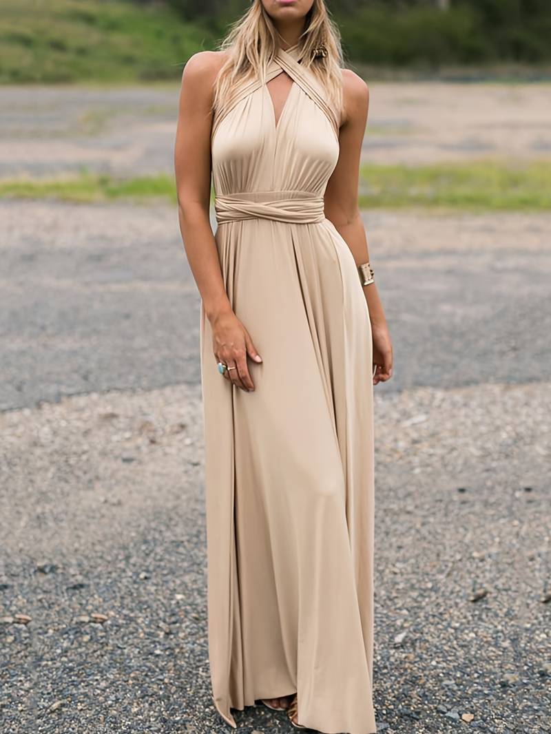 Elise - Langes Kleid Stylisiert Convertible