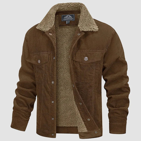 Peter - trendige Cordjacke für Männer
