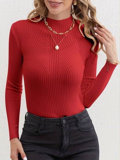 Louise - Gerippter Rollkragenpullover für einen entspannten Stil