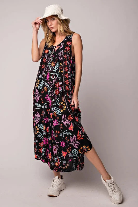 Camille - Jumpsuit mit Blumenmuster