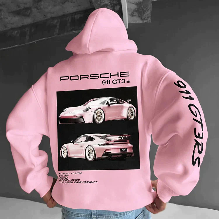 Maxime - Oversize-Hoodie mit Rennmotiv für einen gewagten Look