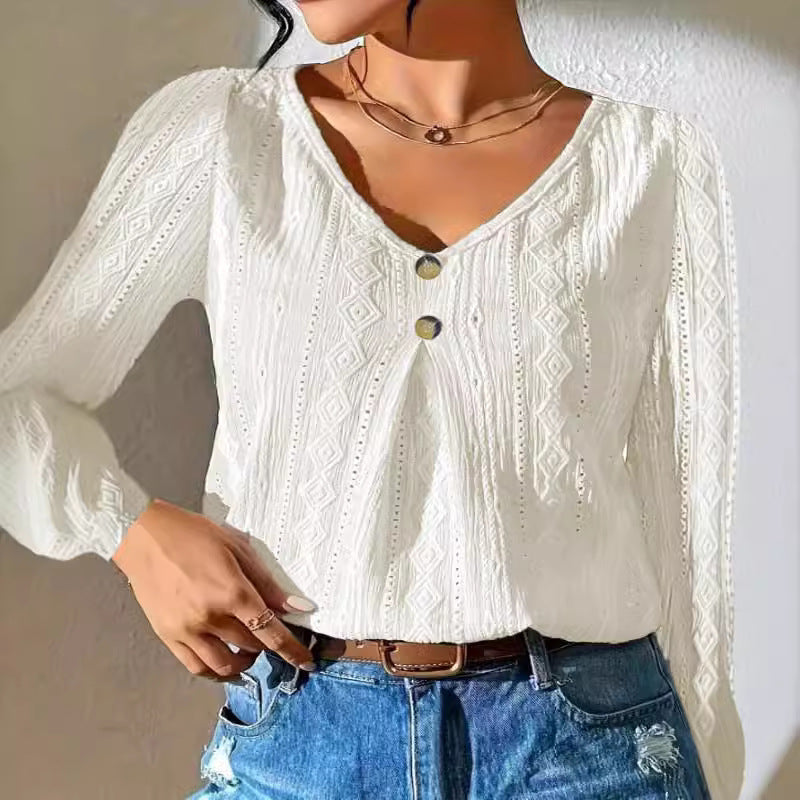 Eloise Ösenhemd Top