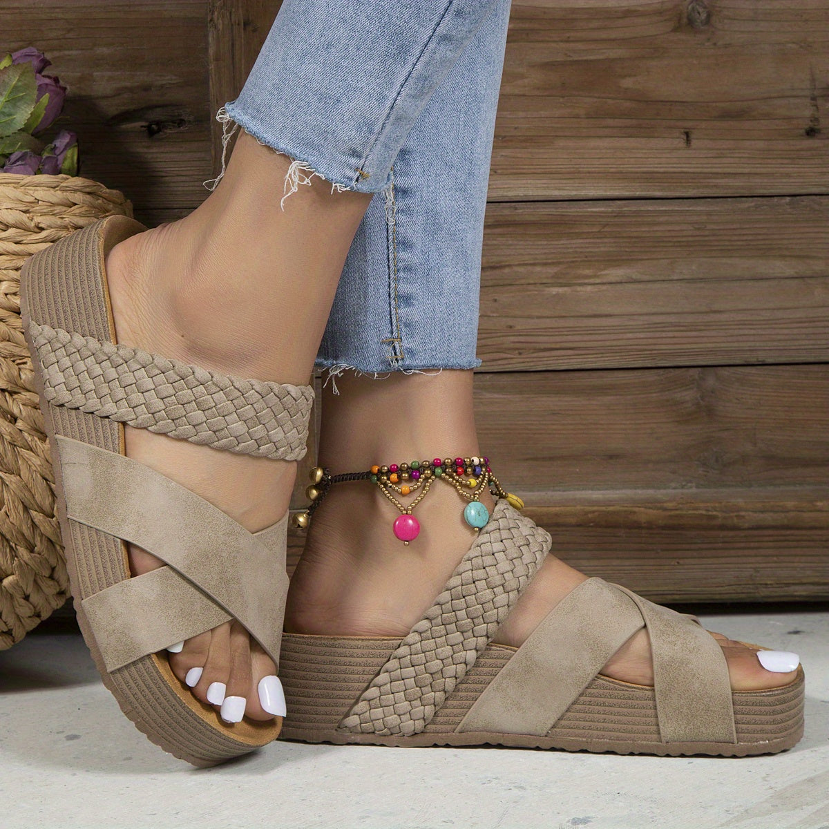 Hannah | Geflochtene Sandalen - mühelos moderner Look