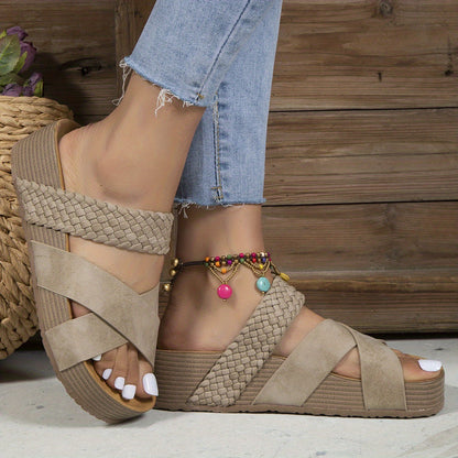 Hannah | Geflochtene Sandalen - mühelos moderner Look