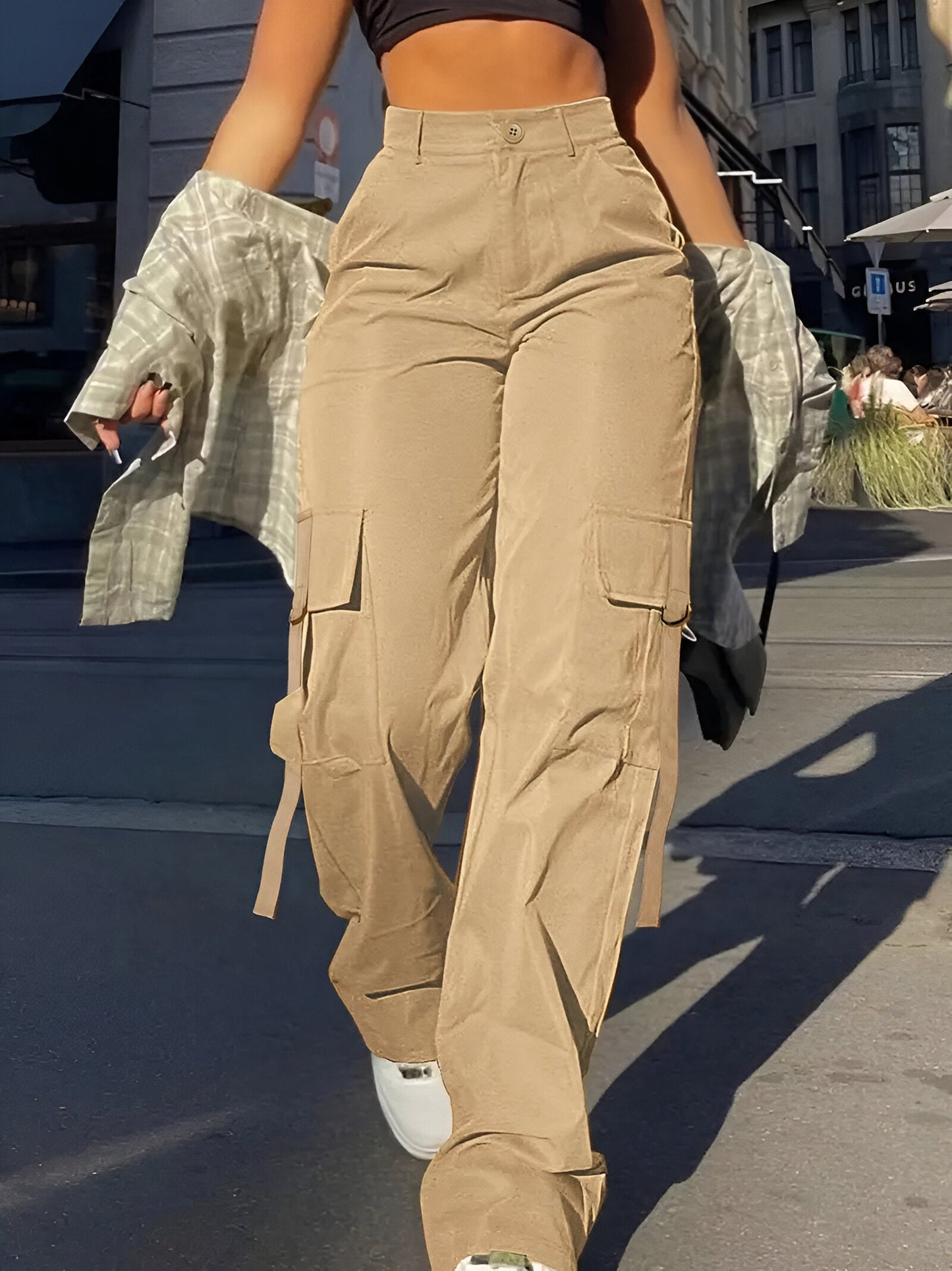 Berta | Lässige Cargohose mit frischem Touch
