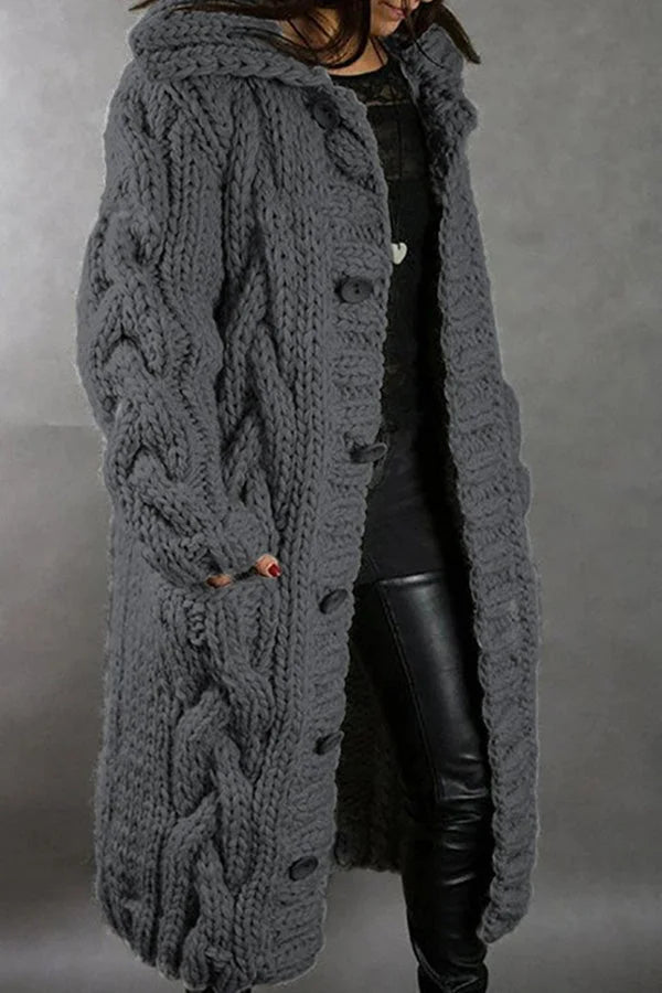 Miriam - Neue Weste in großen Größen Typ Strickjacke