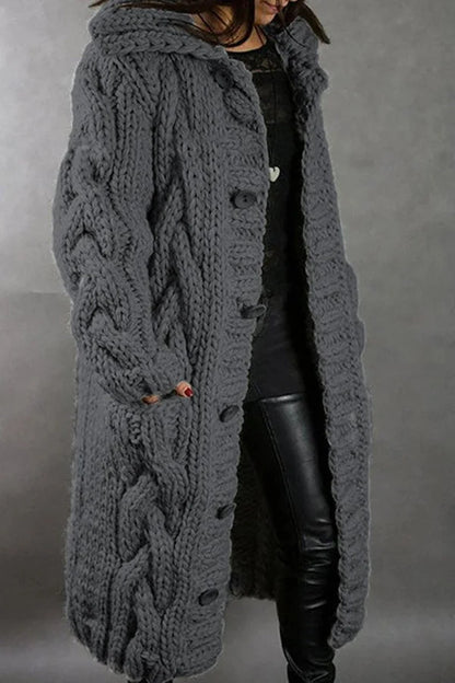 Miriam - Neue Weste in großen Größen Typ Strickjacke