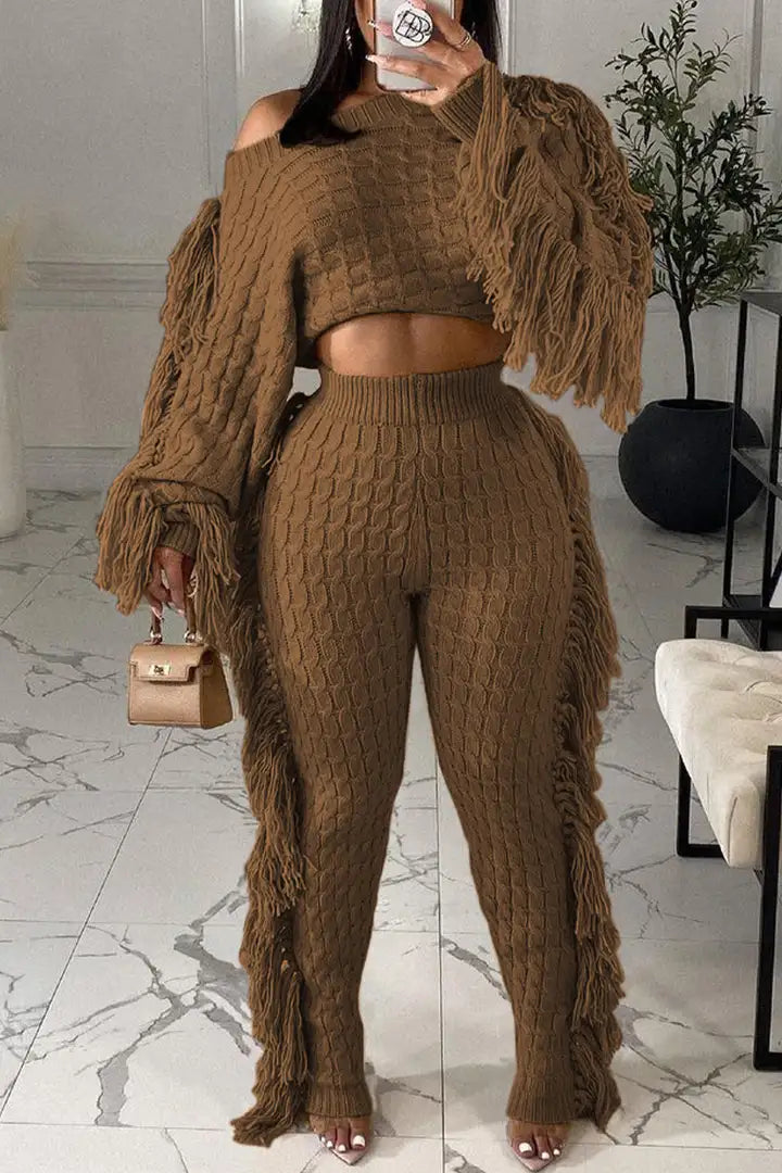 Kaianna - Kuscheliges Strick-Outfit-Set für Frauen