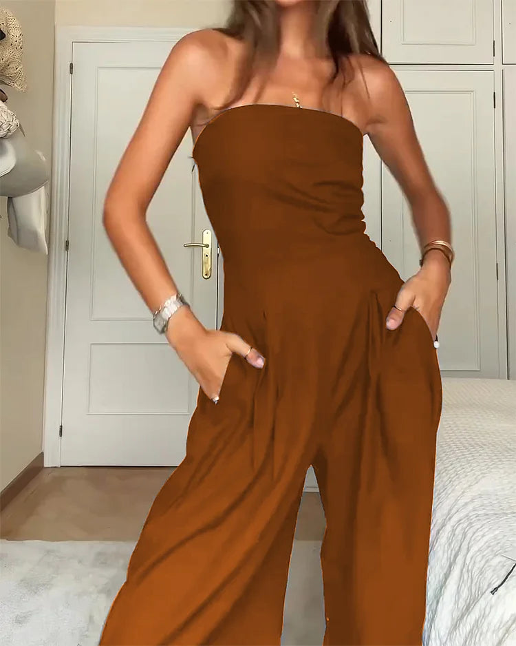 Lynvora™ | Trägerloser Overall für Frauen