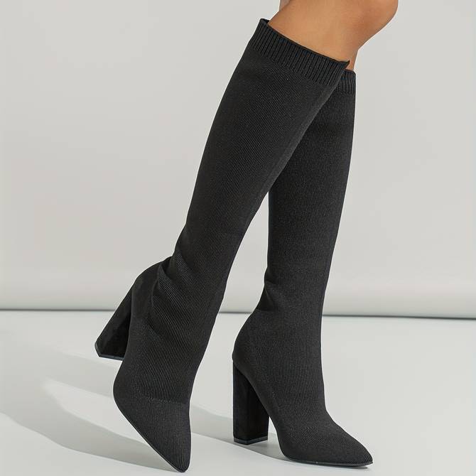 Stilvolle kniehohe Stiefel | Braun - Eleganter und zeitloser Look - Für formelle und legere Anlässe