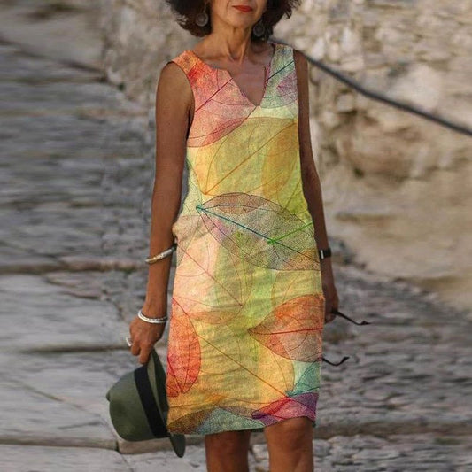 Kathryn - Designerkleid mit schönen Farben und Mustern