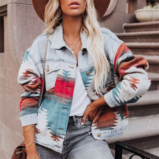 Jolie Aztec-Jacke | Vintage und aufmunternd
