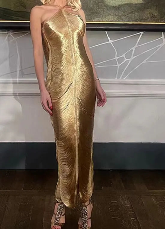 Channing - Asymmetrisches Kleid mit Quasten