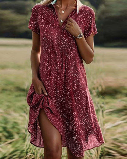 Vyra | Stipple Kleid