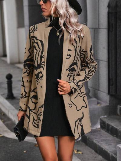 Anouise - Vielseitige bedruckte Jacke für Frauen