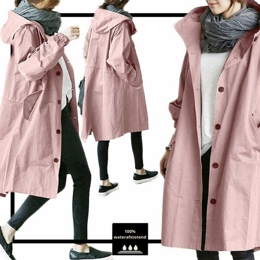 Stella | Der Windbreaker mit Knöpfen und Kapuze