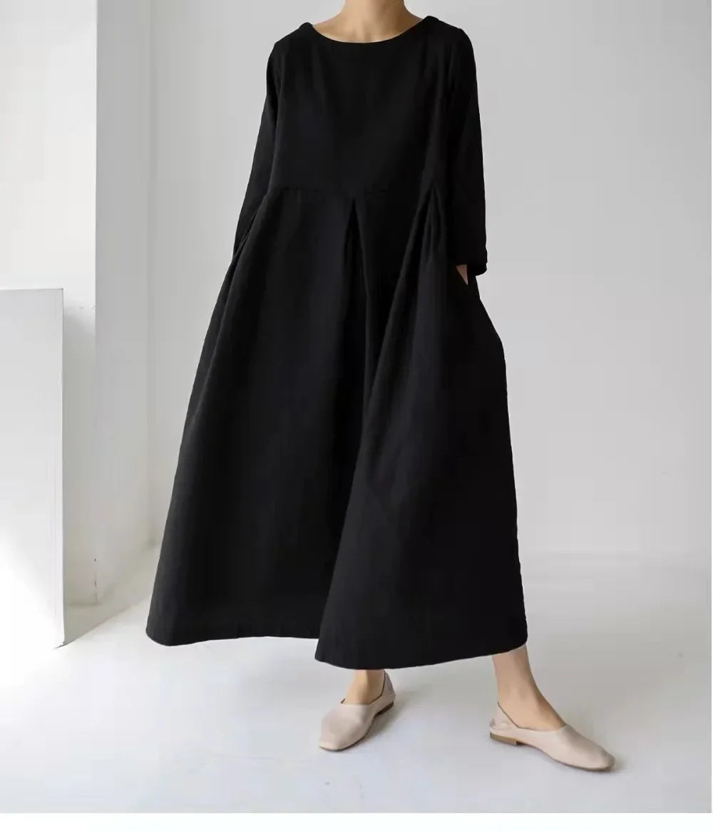 Idris - Langärmeliges Kleid