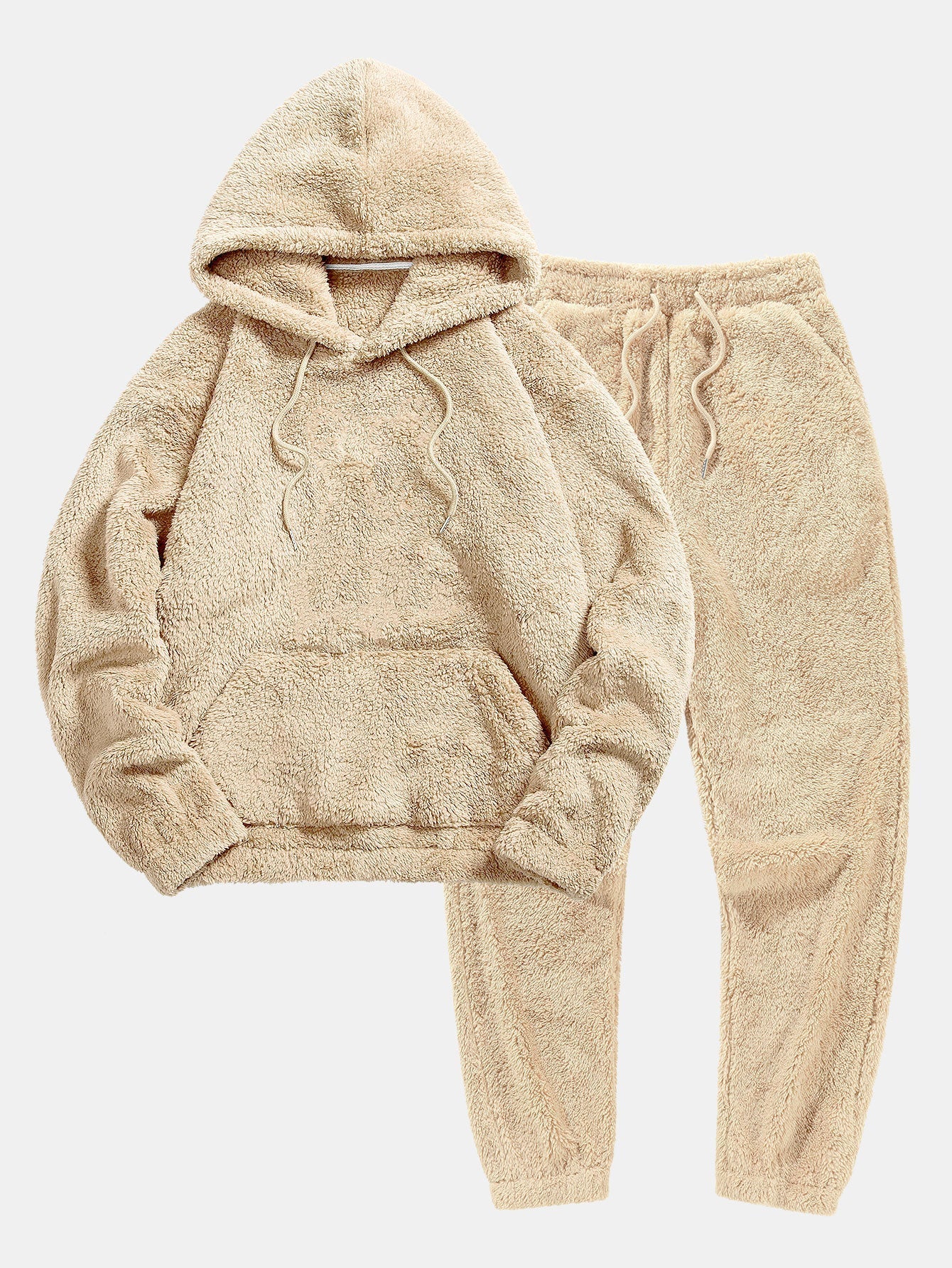 Clara - Kuscheliges Set aus Teddystoff mit Hoodie und Jogginganzug für Frauen
