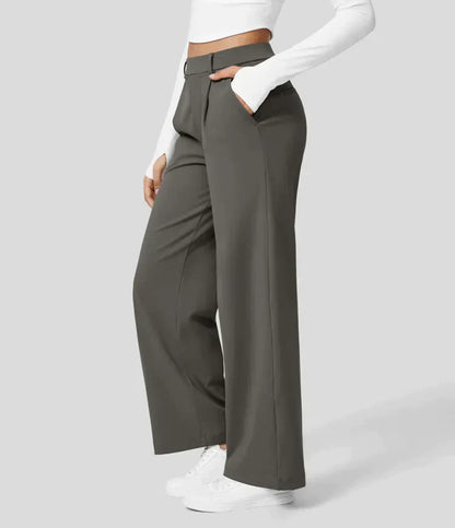 Dorothy - Stretch-Hose mit hoher Taille und geradem Bein für Frauen