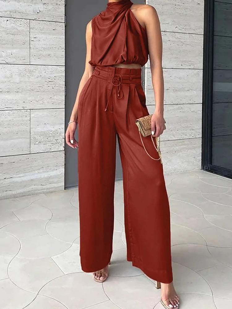 Stylisches Damen-Halfterneck-Kleid