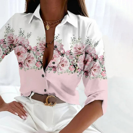 ANASTASIA | Lässige Bluse mit floralem Muster