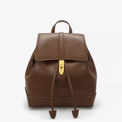 Alea | Rucksack aus echtem Leder mit Kordelzug für Frauen