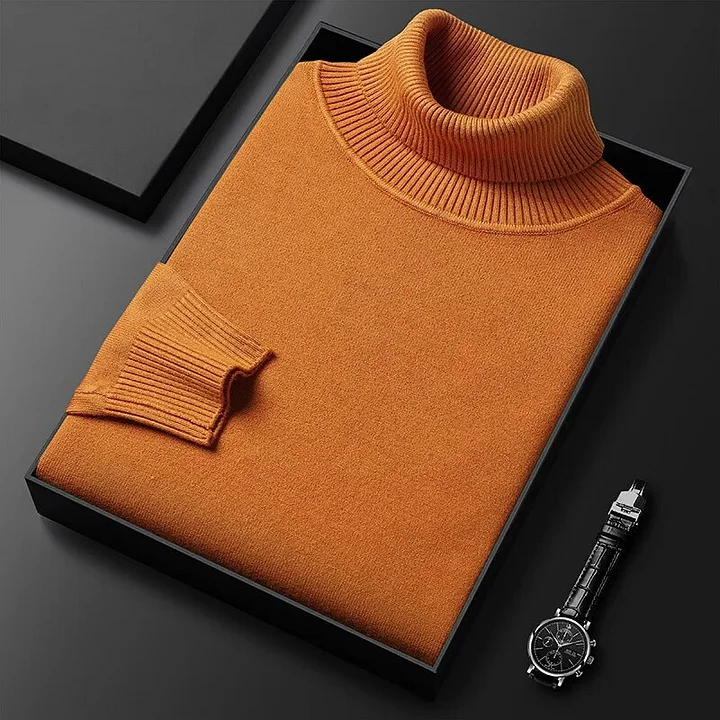 Modischer Rollkragenpullover mit enger Passform für kaltes Wetter