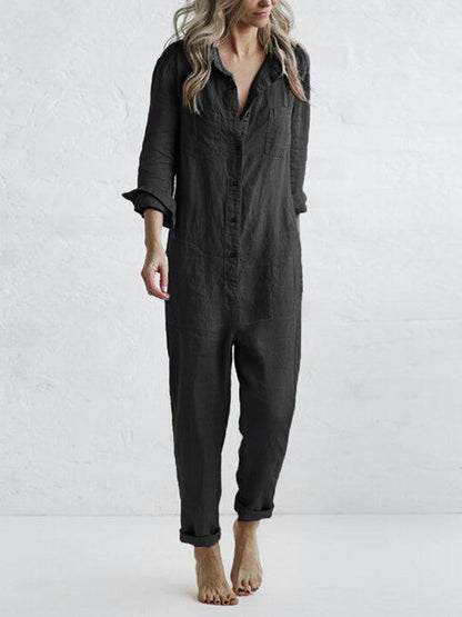 Eladia | Langärmeliger Jumpsuit