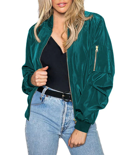 Stylische Bomberjacke für Frauen | leicht und bequem