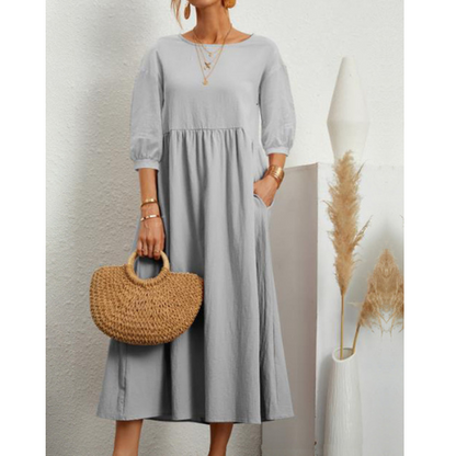 Elegantes Sommerkleid mit Abendjacke und romantischen Details