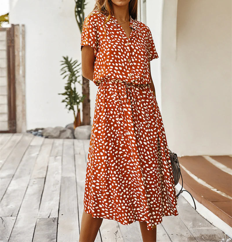 Kyra - Kleid mit Leopardenmuster