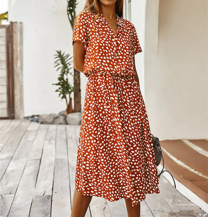 Kyra - Kleid mit Leopardenmuster