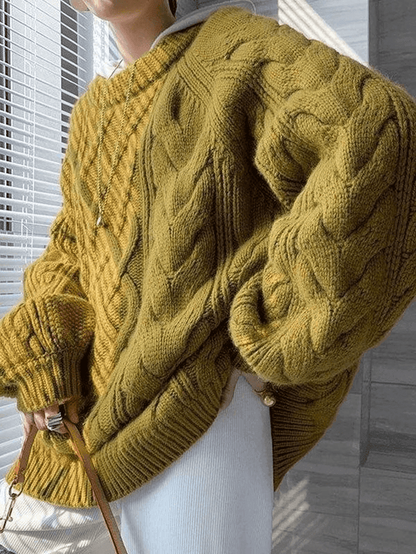 Kuscheliger Strickpullover für kalte Tage