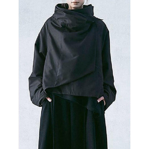 Elegante und bequeme Wickeljacke für kalte Tage