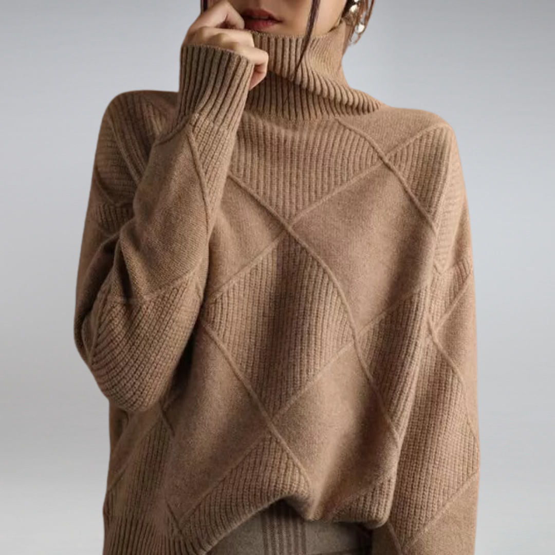 Françoise - Luxuriöser Rollkragenpullover