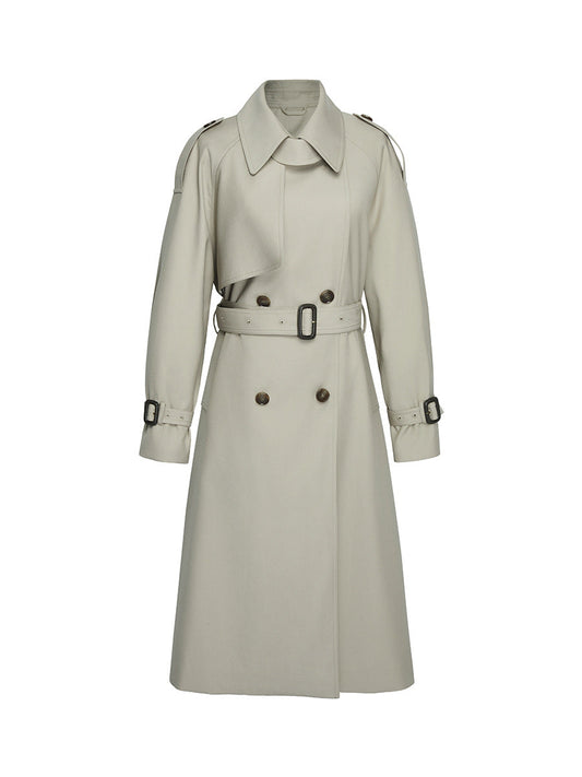 Klassischer Trenchcoat mit Gürtel für Damen